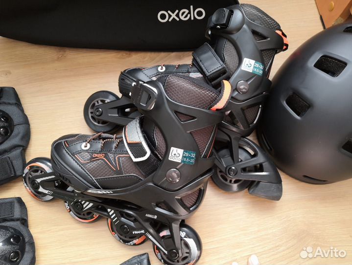 Детские ролики Oxelo(29-32) Новые, раздвижные