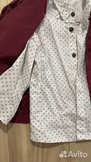 Пиджак и рубашка на мальчика