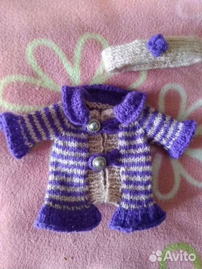 Вязаная одежда для кукол 25см