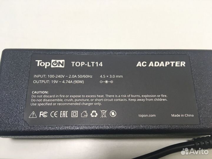 Блок питания для Asus 19V 4.74A (4.5x3.0) 90w