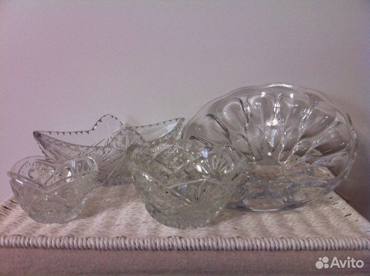 Хрустальные вазочки