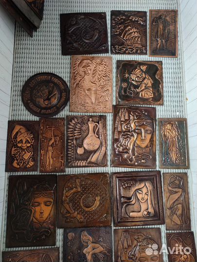 Медное панно