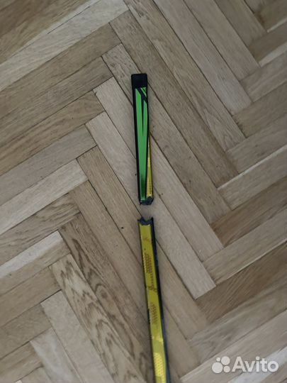 Обломки профессиональных клюшек CCM и bauer
