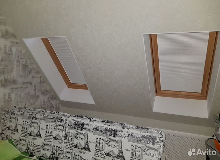 Шторы на мансардные окна