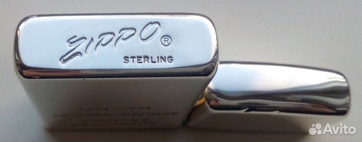 Zippo Slim 1965 года,Silver made in USA