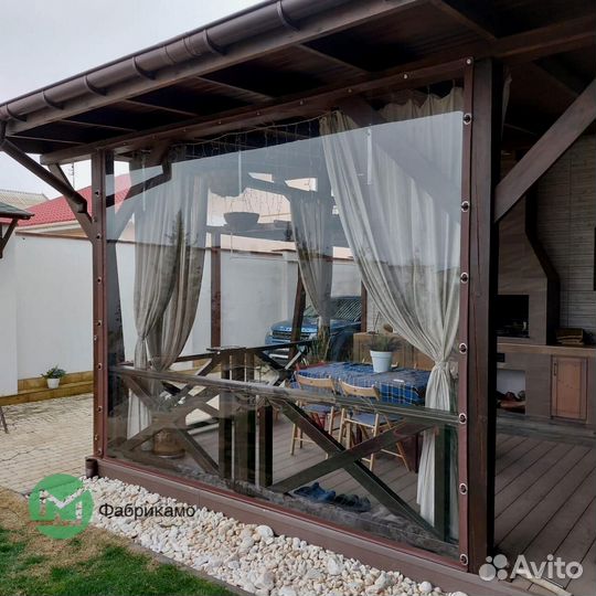 Мягкие окна на веранду от производителя арт 331