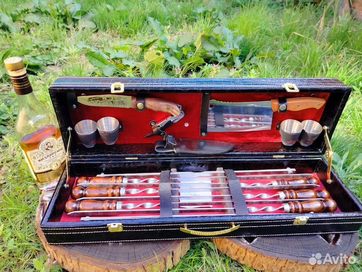 Шашлычный набор в кейсе