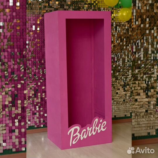 Коробка Барби для фотосессии