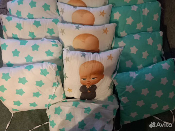 Бортики в детскую кроватку