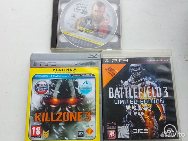 Игровые диски на ps3