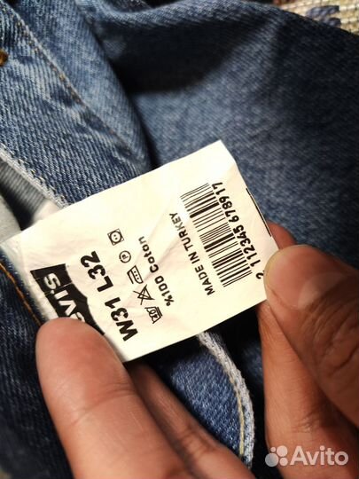 Мужские Levis 501 синие