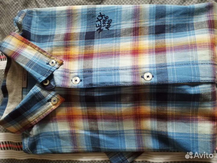 Рубашка подростковая с коротким рукавом фирмы mexx