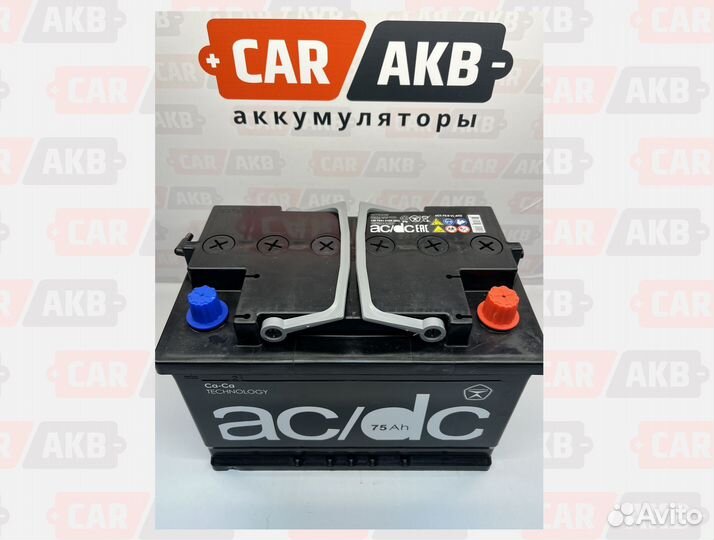 Аккумулятор 75ач новый для автомобиля