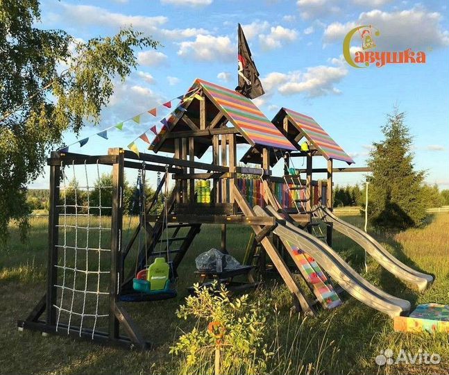 Детская площадка Савушка 1 (Black Edition)