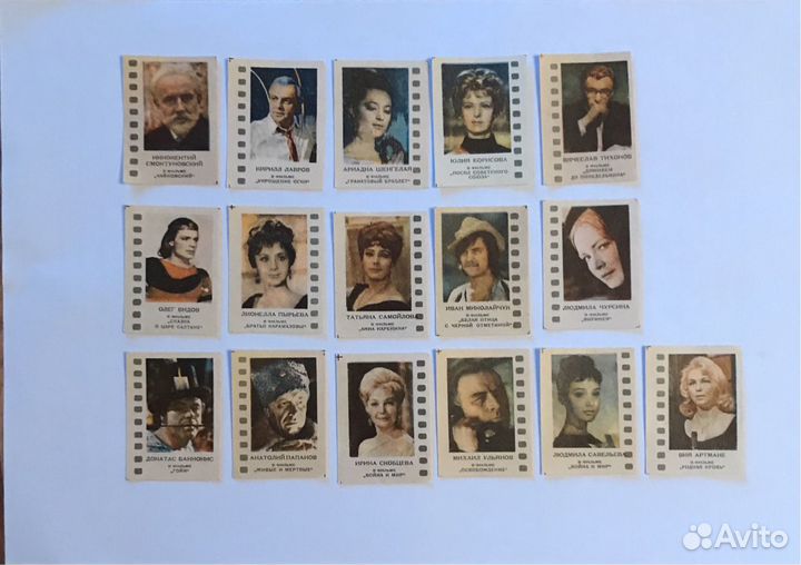 Наборы спичечных этикеток: