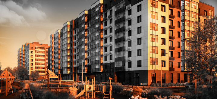 1-к. квартира, 42,2 м², 7/16 эт.