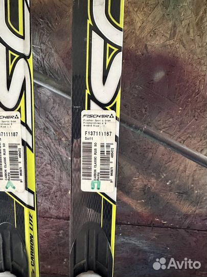 Лыжи беговые fisher carbonlite