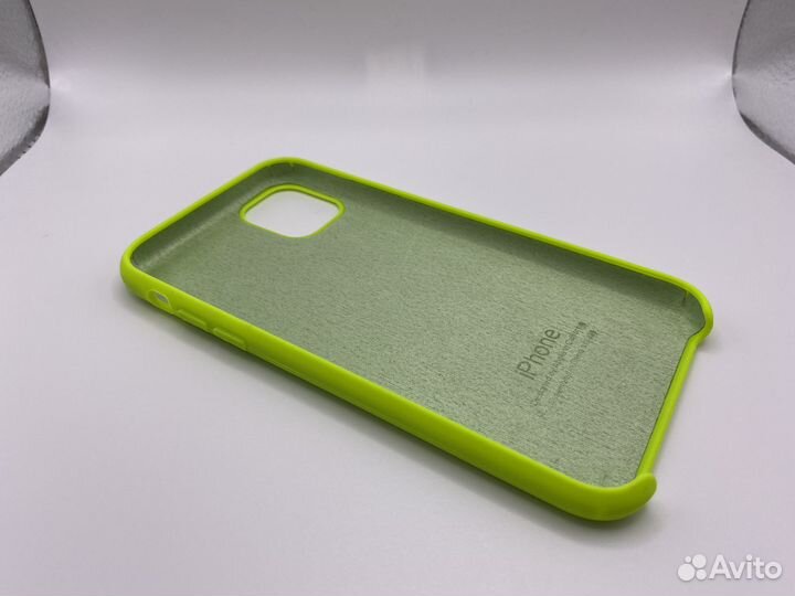 Чехол на iPhone 11 Silicon Case Juicy green