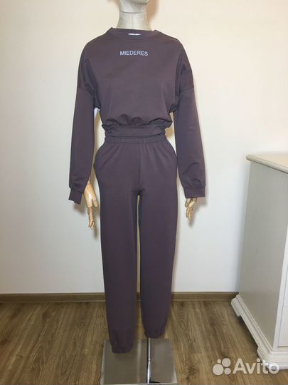 Женский спортивный костюм из футера (S)