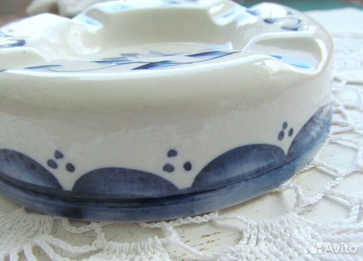 Пепельница Гжель