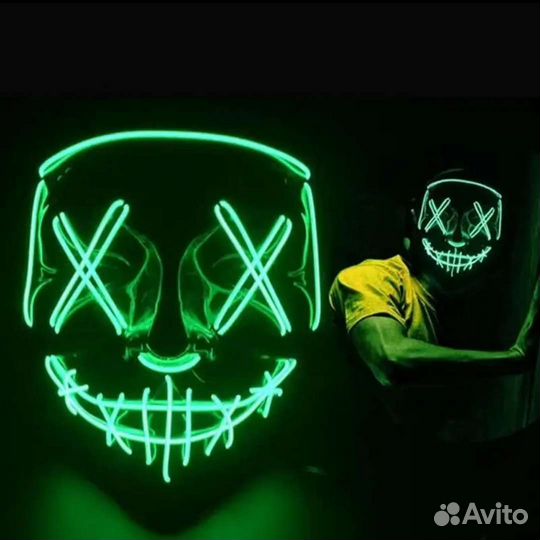 Маска убийцы из триллера 