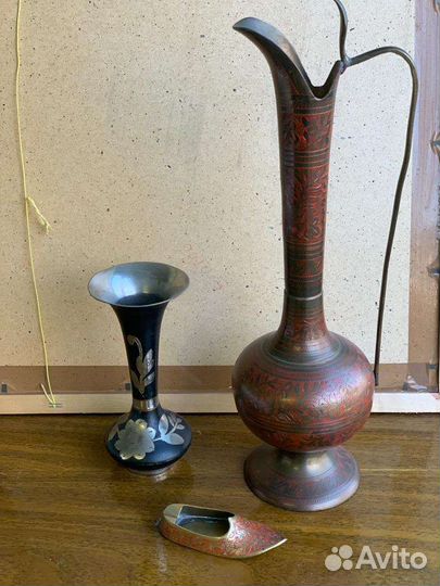 Кувшин, Ваза Металлическая