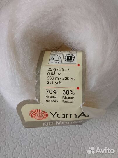 Пряжа мохер