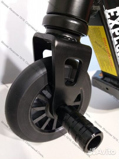 Трюковой самокат Explore pescara favor black новый