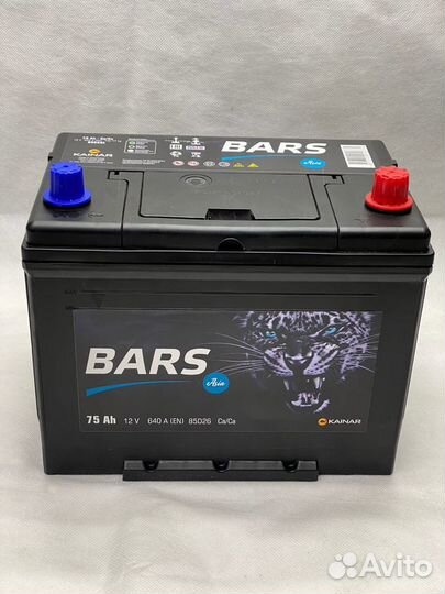 Автомобильный Аккумулятор Bars 75 Ah о/п 85D26L