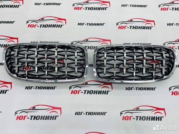 Ноздри BMW 3 F30 Даймонд хромированные Bmw