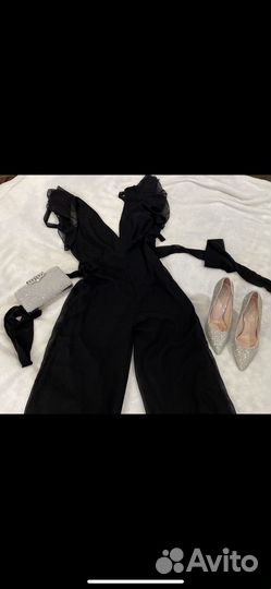 Вечерний шифоновый комбинезон