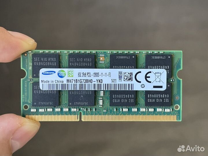 Память SO dimm ddr3l PC3L 4/8gb Samsung SKhynix