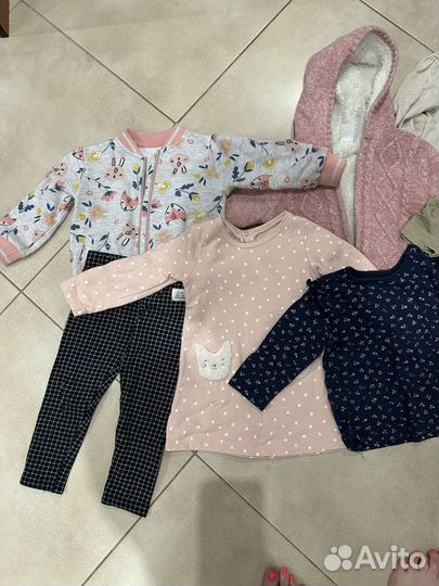Пакет/комплект одежды 80-86 для девочки