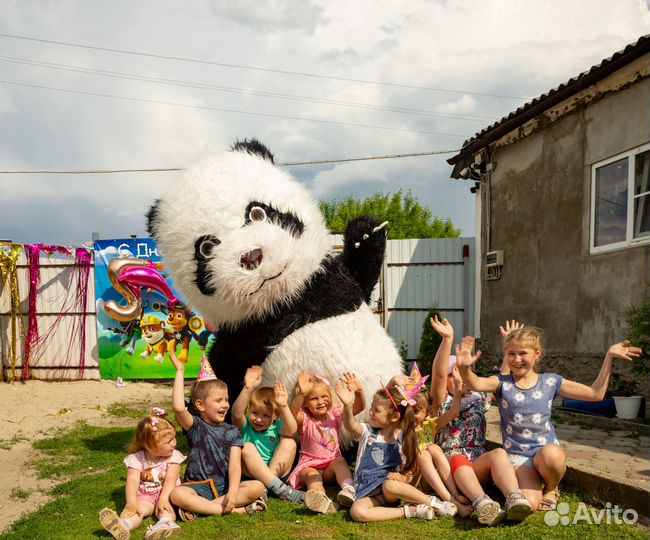 Ростовая кукла панда Курск шары