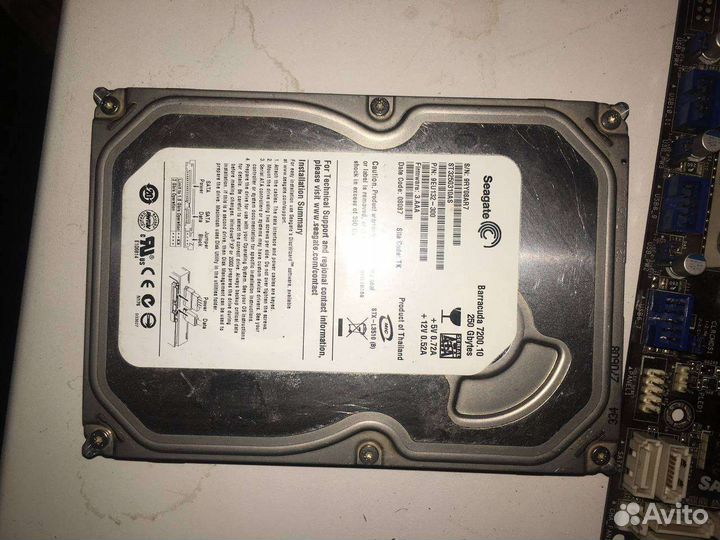Жесткий диск на 500гб и 250гб