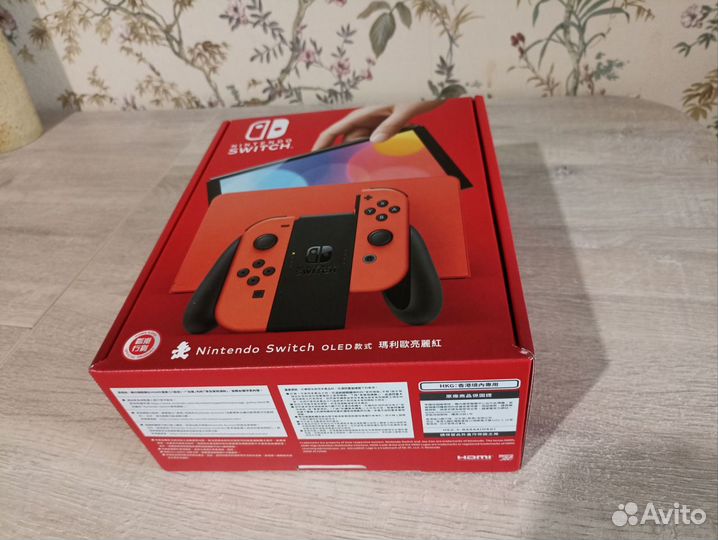 Nintendo switch oled mario edition прошитая