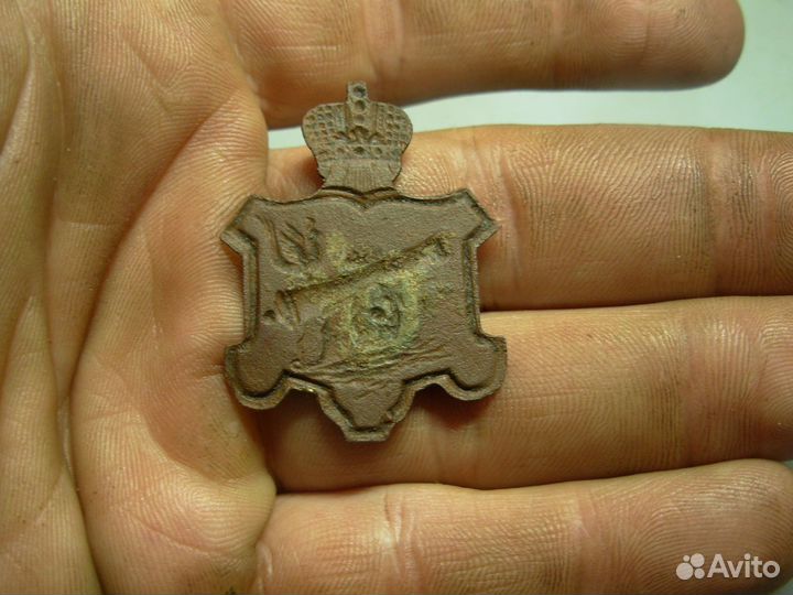 Кокарда фуражки полиция Смоленская губерния Импери