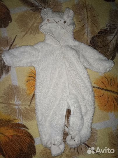 Утеплённые комбинезоны для девочки 56-62