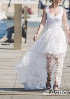 Платье белое 40 42