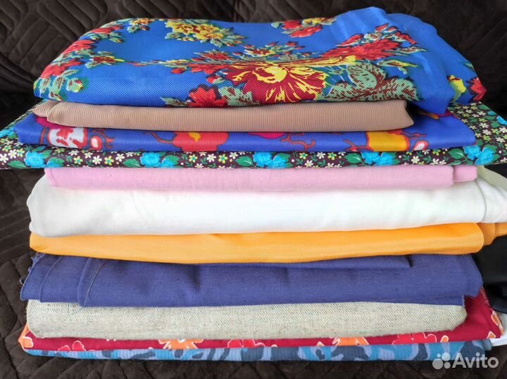 Отрезы ткани СССР, шитье, кружево