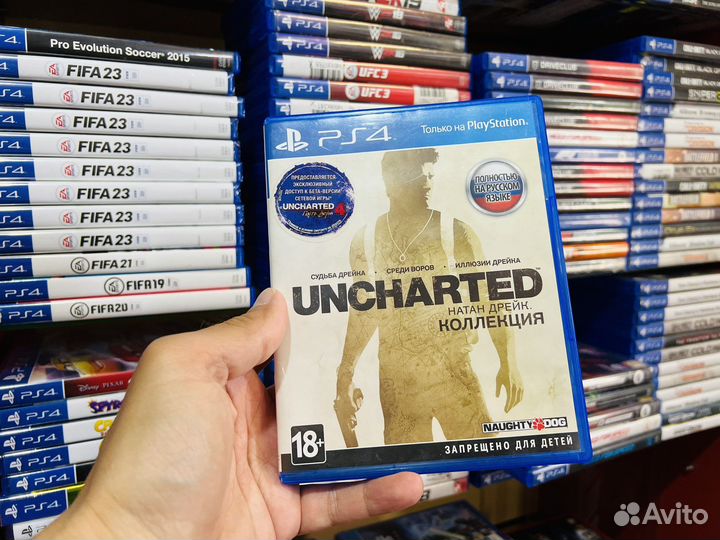 Uncharted натан дрейк коллекция диск ps 4