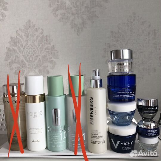 Пустые баночки от люксовой косметики