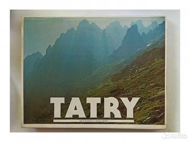 Tatry (Татры) фотоальбом 1987 г. на чешском языке