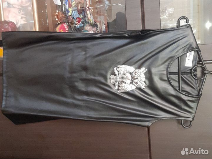 Комплект для девочки р. 152 сарафан +бомбер кожа