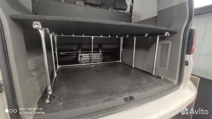 Полка в багажник на длинный VW Caravelle