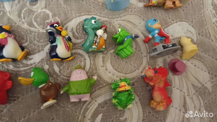 Игрушки из киндера бегемотики