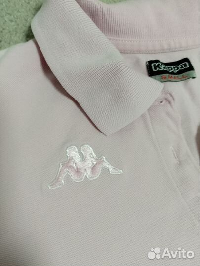 Розовое поло kappa