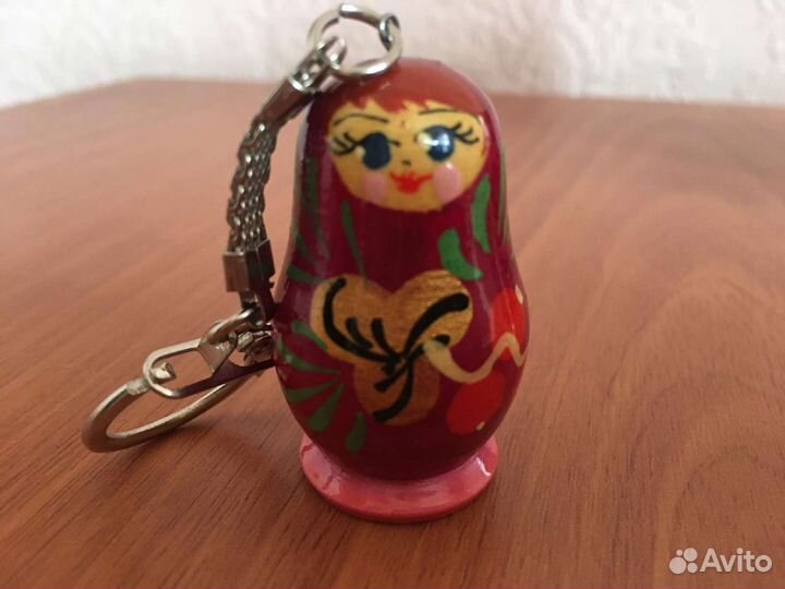 Русский сувенир Матрёшка брелок