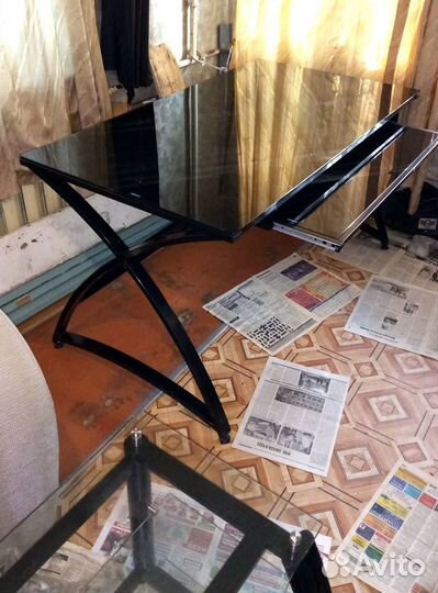 Продам Стеклянный компьютерный стол Sigma-5-Black