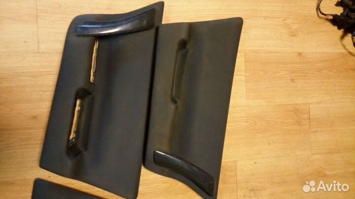 Накладки на карты дверей Рено Сценик 2